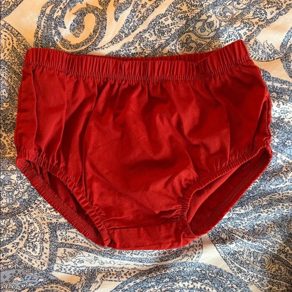 Carter's Vibrant Red and Classic Navy Diaper Covers/ Bloomers